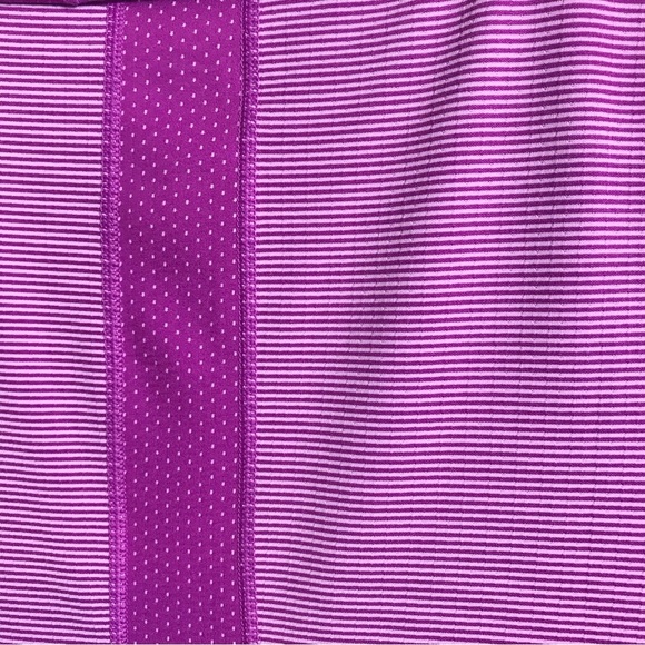 Title Nine Laylis Small Fuchsia Dot Stripe Go Cowl Neck Zip Pocket Tunic Dress‎ - Picture 8 of 10